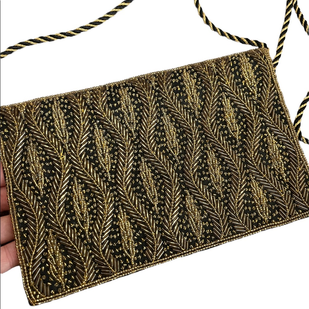 Vintage Beaded Evening Bag Purse